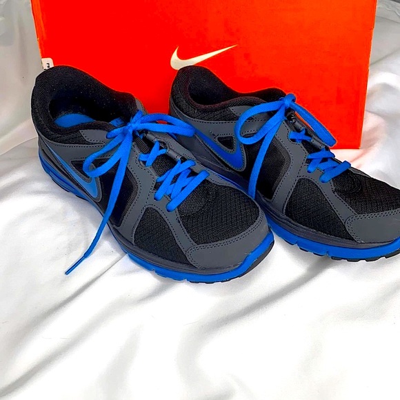 Nike Other - Nike Royal Blue and Black Dual Fusion Low Top Track Running Shoes Tennis…